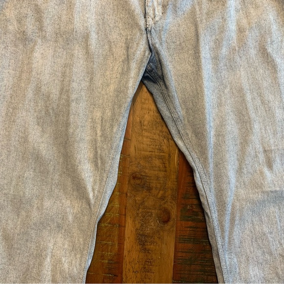 42x33 Guess jeans men Pants Painted White Denim Slim Straight Lincoln Hipster - Picture 6 of 11